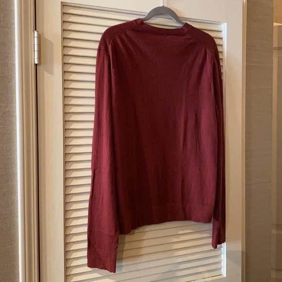 Men’s Theory Cashmere & Cotton V-Neck Sweater - Picture 6 of 6